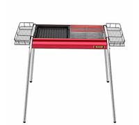 nviusdSJ Support pour Barbecue, BBQ Grill Extérieur Portable Épaissi Barbecue Grills Grand Support À Charbon De Bois Pique-Nique Four en Alliage D'aluminium Pliant Rack Hauteur Réglable