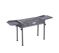 nviusdSJ Support pour Barbecue, Grille de Gril feu Camp en Plein air Pliante Facile à Nettoyer for Barbecue Pique-Nique Camping Patio arrière-Cour Cuisson Acier Inoxydable