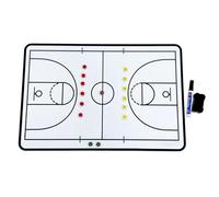 nviusdSJ Tableau Tactique, for Les entraîneurs, Tableau magnétique d'entraînement de Basket-Ball, Conception Double Face, for l'entraînement et l'instruction