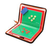 nviusdSJ Tableau Tactique, Tableau effaçable à Sec Gate Ball for entraîneurs, Conception Pliable, avec Fermeture éclair, for la Formation et l'enseignement