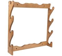NVIVN Affiche Un Porte-Armes Vertical, Un Support Mural pour Porte-Armes, Stocke Et Affiche Jusqu'à 4 Carabines Ou Fusils De Chasse, en Fait Un Ajout Coûteux À Votre Décoration Intérieure