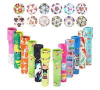 NVIYAM Kaléidoscope, Lot de 12 kaléidoscopes Classiques rétro Vintage, Rotating Kaléidoscope kaléidoscope Jouet Éducatif pour Anniversaire d'enfant, école (Livraison aléatoire)