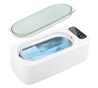 NVIYAM Nettoyeur Ultrasons, 350ML bac a ultrason, 47000 Hz Nettoyeur Ultrason, Ultrasonic Cleaner avec 4 Réglages de Temps, Bac Ultrasons pour Bijoux, Dentier, Dentier, Lunettes, Montres