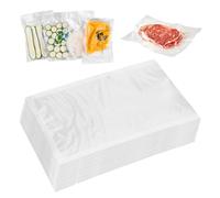 NVIYAM Sacs Sous Vide Alimentaire 100pc 25x15CM Sacs de Mise Sous Vide Réutilisables Sans BPA Sachet Film Congelation Mise Poche Vide Film Sous Vide Alimentaire pour Tout Type d'appareil Mise Sou Vide