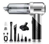 NVKHG Aspirateur à Main, 18000Pa Aspirateur à Main sans Fil, 3 en 1 Mini Aspirateur de Voiture avec Moteur sans balais, Pliable Aspirateur sans Fil Humide et Sec, pour Voiture, Maison, Cuisine