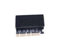 NVME Adaptateur PCIE M.2 M-Key vers PCIE 3.0 x4 x8 x16 avec dissipateur thermique pour carte mère de bureau extension de disque dur