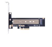 NVME Adaptateur PCIE M.2 M-key vers PCIE 4x avec support de montage pour carte mère de bureau d'extension de disque dur