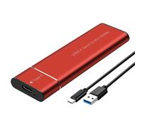 NVME Boîtier de disque dur externe 10 Gbit/s Transfert de données rapide Boîtier en aluminium pour disques 2230 2242 2260 2280