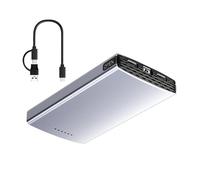 NVMe Boîtier de disques solides pour 2 disques en alliage d'aluminium USB3.2 20 G pour disques 2230-2280