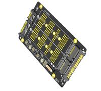 NVME Solid States Adaptateur de boîtier de disque SFF-8639 vers carte SSD PCIe B+M pour connexion d'ordinateur de carte mère 2230 2242 2260 2280