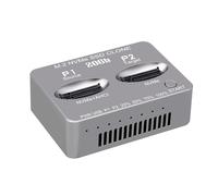 NVMe Solid States Disk Dock AHCI Cloner USB3.2 20G Solid States Disk Double Bay Offline Clone USB C vers Station d'accueil Type C vers Adaptateur