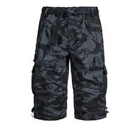 NVNV 2023 Cargo Shorts d'extérieur pour Homme Shorts de randonnée Sport Shorts de Combat de Travail Respirant Shorts Chino Shorts Cargo Fin Multi-Poches