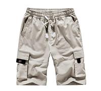 NVNV 2023 Hommes Shorts Bermudas Cargo Outdoor Été Pantalon Courts avec Poche Décontracté Cargo Shorts De Sport Jogging