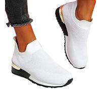 NVNV Chaussures de Sécurité Femme sans Lacet Legere Basket de Sécurité À Enfiler Protection Embout Acier Coussin d'aire Confort Chaussures de Travail Respirante Sneakers femme