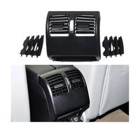 NVNZMFPPW Grille De Ventilation Avant Et Arrière pour Mercedes pour Benz W204 Classe C C180 C200 C220 C230 C260 C300 350 2007-2011(Rear Black)