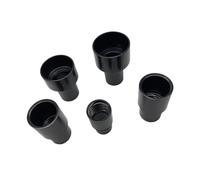 NVOQILIN 70477 Tuyau de collecte de 3 m - Réducteur conique pour outils électriques de travail du bois - Aspirateur d'atelier humide et sec