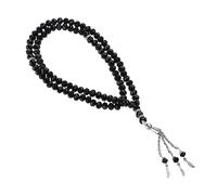 NVOQILIN 9 couleurs 99 perles religieuses Tasbih prière perles pendentif voiture ornements perles cristal simple collier perle pour homme femme chapelet ficelle, taille unique, Comme décrit