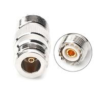 NVOQILIN Adaptateur coaxial UHF femelle vers N PL259 SO239 UHFTo N Connecteur de câble banane Connecteur à vis Seau adaptateur prise cordon Pigtail Câble Cloison Panneau Routeur Butt