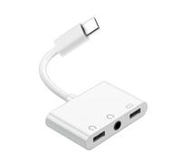 NVOQILIN Adaptateur USB C avec 60 W PD et réduction du bruit pour appareils multi-appareils USB C répartiteur de son