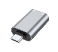 NVOQILIN Appareil de partage de musique portable de type C Connecteurs vers double 3,5 mm femelle Répartiteur de musique pour smartphones et tablettes USB C Casque Splitter