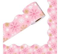 NVOQILIN Autocollant mural pour tableau d'affichage Motif flocons de neige 20 m