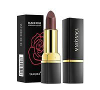 NVOQILIN Black Rose Rouge à lèvres changeant de couleur, baume à lèvres longue durée, brillant à lèvres teinté en cristal pour femme