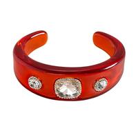 NVOQILIN Bracelet élégant et étincelant orné de cristaux réglables - Accessoire ouvert en cristal, One Size, Comme décrit