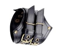 NVOQILIN Bracelet rétro en cuir avec clous en métal tendance pour homme, idéal pour les occasions spéciales et un usage quotidien. Bijoux robustes, taille unique, Comme décrit