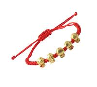 NVOQILIN Chaîne réglable en alliage de zinc tissé 10-25 cm 2025 pour le Nouvel An 2025 avec breloque serpent rougeur pour bonne chance et bonheur