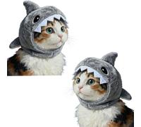 NVOQILIN Chapeau de poisson pour animaux de compagnie et chiots, parfait pour les photos quotidiennes, les vacances et le partage social, costume respirant pour animal de compagnie