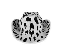 NVOQILIN Chapeau de vache occidental moderne ventilé en tissu doux pour l'extérieur à tirer sur le côté pour les fêtes costumées pour enfants