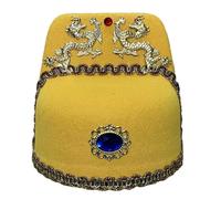 NVOQILIN Chapeau luxueux exquis finement détaillé pour mettre en valeur votre goût individuel pour les fêtes culturelles, chapeaux chinois traditionnels pour hommes, chapeaux chinois traditionnels