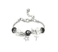 NVOQILIN Collier élégant en alliage réglable avec pendentif étoile à cinq points pour offrir et célébrations Noir, One Size, Comme décrit