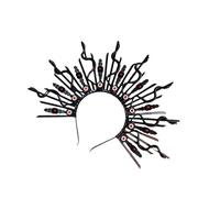 NVOQILIN Couronne multifonction en forme de tête de serpent avec plusieurs couleurs pour rehausser votre mythologie, accessoire de fête tendance