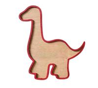 NVOQILIN Décoration murale dinosaure en bois naturel à suspendre pour chambre d'enfant