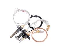 NVOQILIN Ensemble de 3 cheminées 10002265 avec thermocouple et électrode pour un chauffage efficace