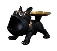 NVOQILIN Figurine créative en forme de chien à grande bouche pour l'organisation du bureau et la décoration de la maison Statue d'animal