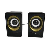 NVOQILIN Haut-parleurs d'ordinateur de bureau Connexion USB Gain de place Petit Big Q Eggs Subwoofer Big Q Eggs