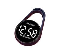 NVOQILIN Horloge numérique multifonction avec écran tactile et protection des yeux