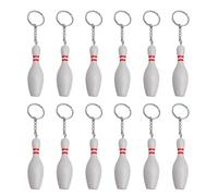NVOQILIN Lot de 12 porte-clés bowling pour sac à dos, porte-clés pour adultes et enfants