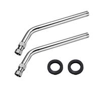 NVOQILIN Lot de 2 adaptateurs d'angle de douche coudés à 135 degrés pour améliorer la couverture des pulvérisations et les fuites