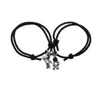 NVOQILIN Lot de 2 bracelets assortis pour astronaute créatif, corde d'amitié, relation, distance, attraction mutuelle, kit cadeau, taille unique, Comme décrit