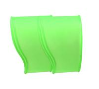 NVOQILIN Lot de 2 couvre-lacets élastiques en silicone pour chaussures de football, chaussures de baseball, chaussures de football, Vert, Taille unique