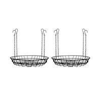 NVOQILIN Lot de 2 élévateurs en fer antirouille parfaits pour le jardinage intérieur et extérieur, aucun outil nécessaire