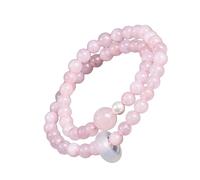 NVOQILIN Lot de 2 perles en cristal faites à la main élégantes et réglables pour différentes occasions, taille unique, Comme décrit