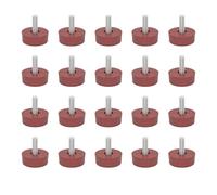 NVOQILIN Lot de 20 pieds de nivellement réglables et robustes multi-usages pour sols inégaux d'intérieur et d'extérieur en plastique + pieds de nivellement en acier