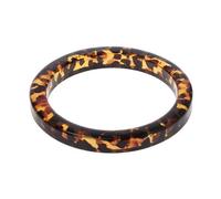 NVOQILIN Magnifique bracelet jonc classique en résine polygone motif léopard chiné pour fiancées, épouse, maman, amoureuse, petite amie, tennis, taille unique, Comme décrit