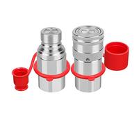 NVOQILIN Manchon de coupleur rapide hydraulique à face plate de 1,27 cm pour la connexion minimisant la déconnexion accidentelle