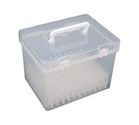 NVOQILIN Marqueur multifonction pour étui de rangement de marqueurs de couleur transparente - Stylo pinceau portable pour étui - Marqueurs S - Sac de transport, 108 couleurs