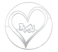 NVOQILIN Matrices de découpe en métal en forme de cœur pour la Saint-Valentin, la fabrication de cartes, la décoration de journal intime